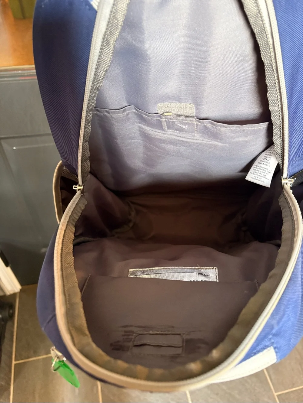 Pottery Barn Kids Navy Blue Space Backpack with Colorful Planets
